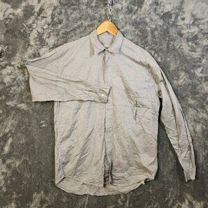 Cerruti 1881 Dress Shirt Mens Long Sleeve XL Cotton Career Button Up Italy